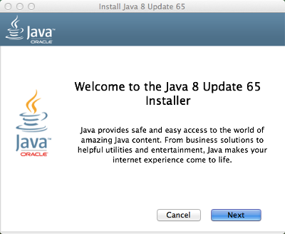 Java upgrade mac os x